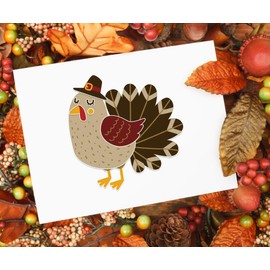 XJF Thanksgiving Party Games for Kids, 24pcs Make a Turkey Stickers,Thanksgiving Stickers for Boys Girls Turkey Games Crafts Party Favors