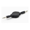ThtRht 2 Pack Retractable 3.5mm Aux Cable 2.5 Feet Aux