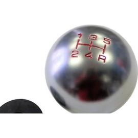 VMS RACING 10x1.5mm Thread 5 Speed Shift Knob in Gunmetal Grey Gray Silver Round Billet Aluminum for Honda Civic Si EX 92 93 94 95 96 97 98 99 00 1992 1993 1994 1995 1996 1997 1998 1999 2000