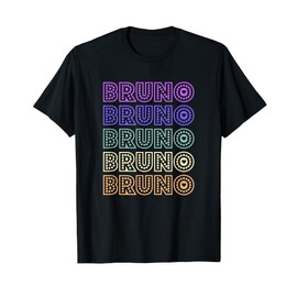 Love Heart Bruno Retro Style Bruno Lover Heart T-Shirt