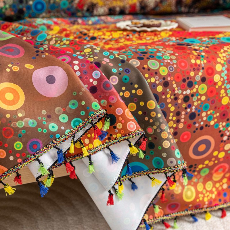Erbnaryx Boho Couch Cover Sofa Covers Tassels Designe for Sectional