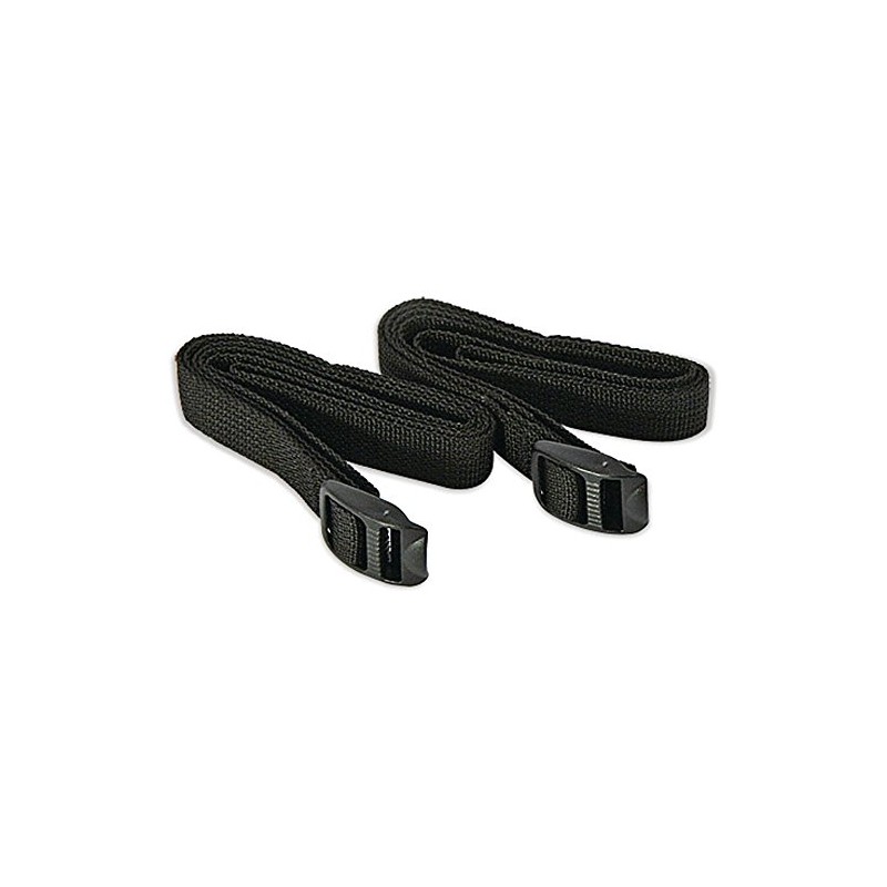 Therm-a-Rest Camping and Backpacking Accessory Straps, 2-Count, 60-Inch, Black