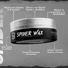 Cera Para Cabello Spider Wax Level 3 Alta Fijación 150 Ml