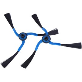 3 Piezas de Cepillo Lateral de Robot de Barrido, Cepillo Lateral de Repuesto Compatible con Robot Aspirador, Cepillos Laterales de Repuesto para Limpieza de Pisos, Alfombras