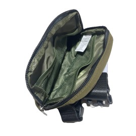 Unbranded Green Fanny Pack Waist Pack Dark Green Unisex New Small Pack Handbag