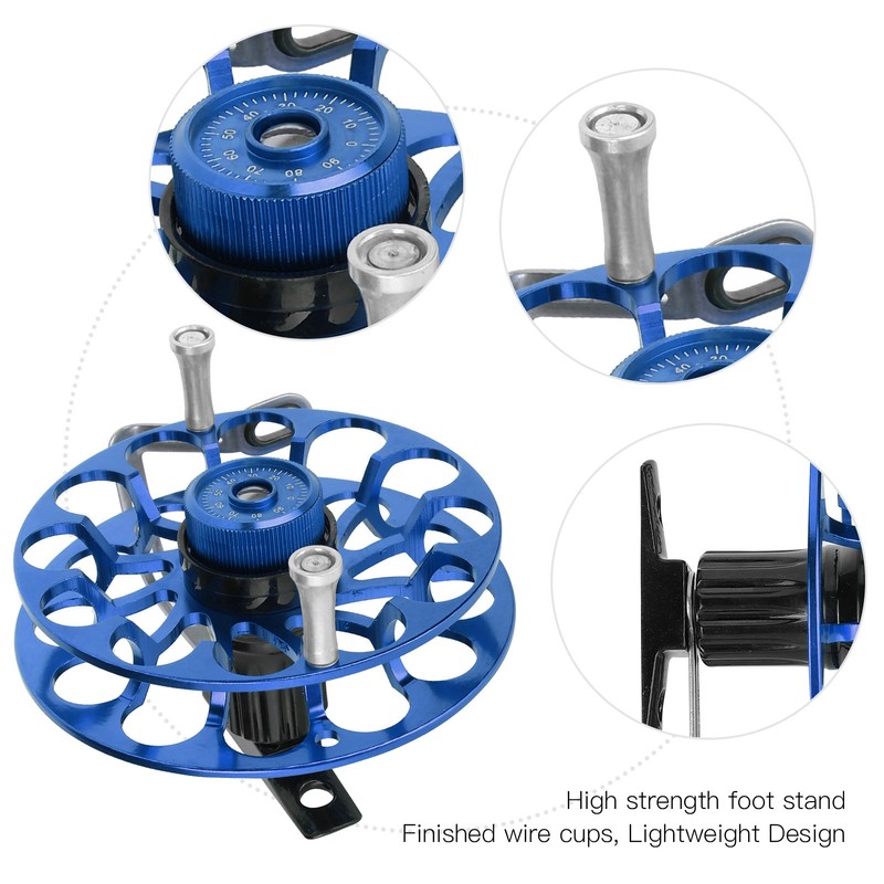 Fishing Gear Fishing Reel Portable Multifunction Allmetal Spinning Wind Fire