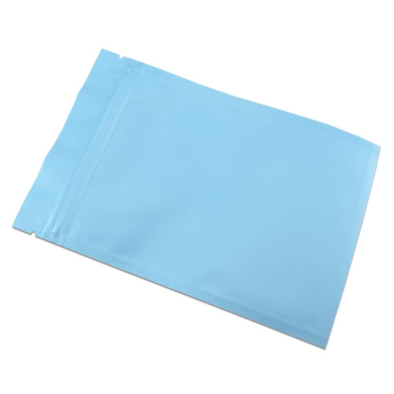 FERENLI 100Pcs Zipper Lock Self Seal Flat Pouch for Zip