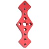 Woodworking Straight Hole Punch Locator Red Aluminum Alloy with Drill