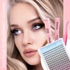 Lash Clusters Eyelash Kit 9-12mm 168PCS Wispy Natural Cluster Eyelash