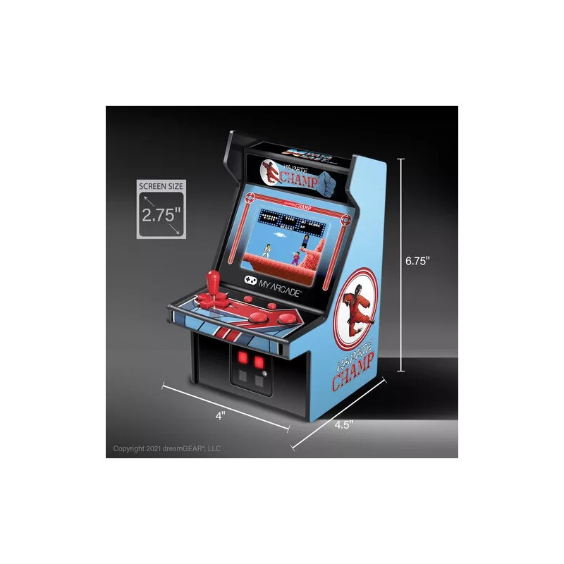 My Arcade DGUNL-3204 Karate Champ Micro Player Retro Arcade Machine