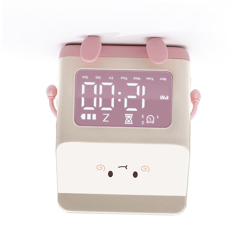 Fun Milk Box Alarm Clock Student Countdown Cartoon Alarm Clock