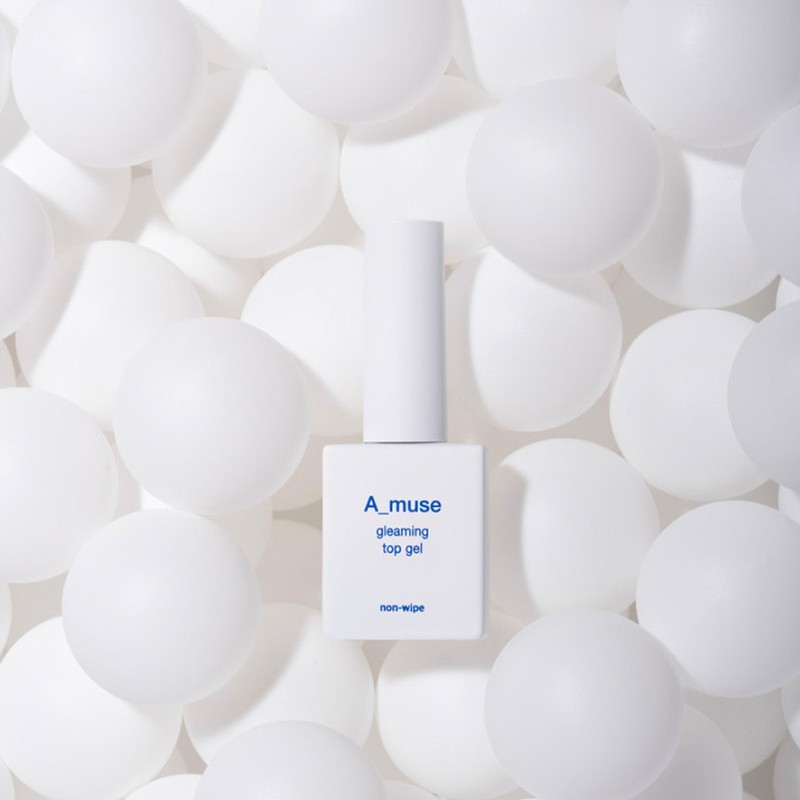AMUSE Non-wipe Glimming Top Gel Self Gel Nail / 에이뮤즈