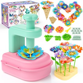 beefunni Flower Bouquet Craft Kits, Arts and Crafts for Kids 4-6-8, DIY Wreaths & Colorful Flowers Toys,Kid Educational Flower-Making Activity Set,Ideas Birthday Gifts for 4 5 6 7 8+Year Old Girl