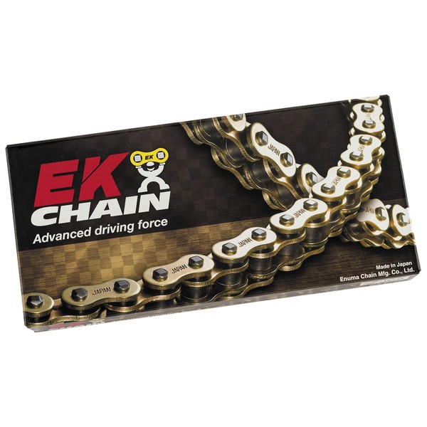 EK 530DR2 Chrome 150 Link Drag Bike Chain by EK