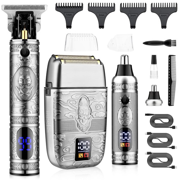 Saoilli Professional Hair Trimmer Hair Clippers for Men, Nose Hair