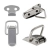 Zorfeter Small Stainless Steel Spring Loaded Toggle Lock Clasp Buckle