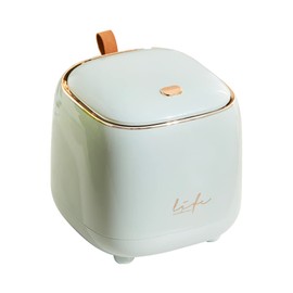 ETRAVEL Tabletop Trash Can with Lid, Small Trash Can with Lid, Hide Trash Bags, Dustbin Cute, Mini Trash Can, Vanity for Office, Washstand