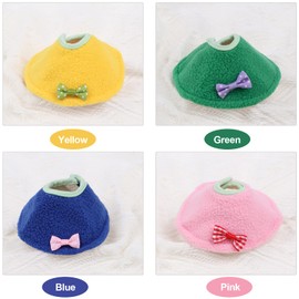 Haomian 4 Pcs Bird Cone Collar Pet Anti-bite Elizabethan Collar Parrot Recovery Cone Protective Recovery Cones for Budgerigar Cockatiel Lovebirds Cockatoo Parrots (M-4 Colors)