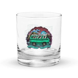 GoWesty Every Path Leads Home VW Vanagon T3 Camper Van Bar Alcohol Rocks Glass Cute Gift