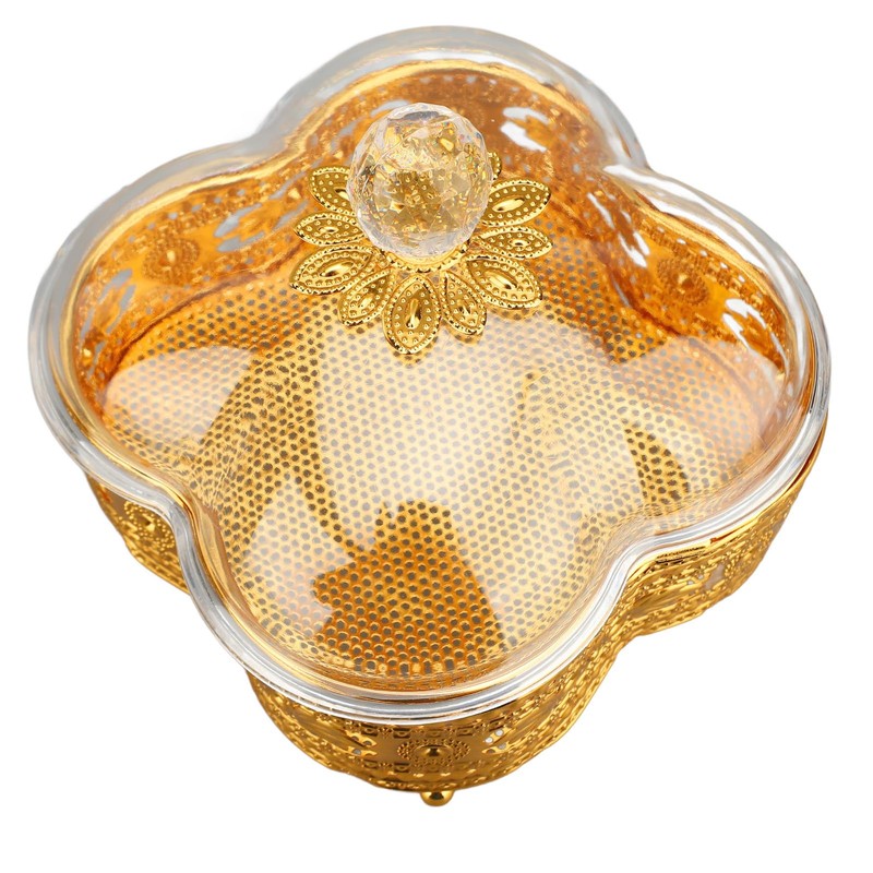 Cookie Jar, European Style Large Jar Sweet Jar with Compact