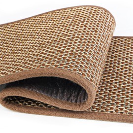 FlowaFoli Stair Treads for Wooden Steps Indoor,8" X 30" (15 in Pack) Carpet Stair Treads for Wood Stairs, Machine Washable Stair Runners for Kids Elders and Pets,Brown