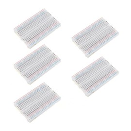 5Pcs Solderless Breadboard Bread Board 400 Tie Points Contacts