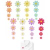 JIRVEX 32 Pezzi Toppe Termoadesive Fiori, Patch da Stirare per