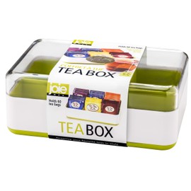 Caja de Té para almacenar 60 bolsitas | JO-061 REIMART (VERDE)