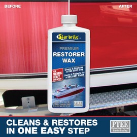 STAR BRITE Premium Restorer Wax - For Heavy to Medium Oxidation - 32 OZ (086032)