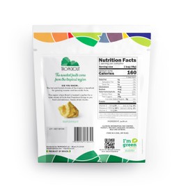 Tropickout Freeze Dried Jackfruit Fruit Snack – Pack of 6, 100% Brazilian Fruit, No Added Sugar, No Additives, Gluten-Free, Vegan, Lactose-Free, Non-GMO (6 x 1.7oz / 48g)