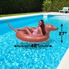 GoFloats Wiener Dog Party Tube Inflatable Raft, Float in Style