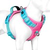 PHOEPET No Pull Dog Harness, Unique Colors Reflective Adjustable Dog