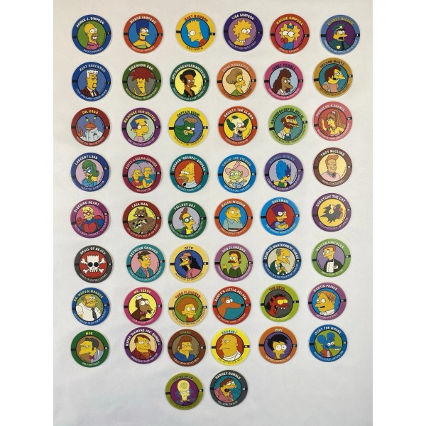 Skybox The Simpsons 1994 SkyCaps SkyBox Bongo Comics Complete set