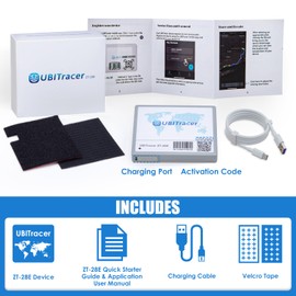 UBITracer Multi-Sensor GPS (Business Edition): Location + Temperature. Up to 5-Year Battery Life. Vehicle Tracker. Monitor Trailer, Equipment, Cold Chain, Pallet. Subscription Required.