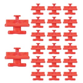 On-Q AC1051-KH-20 Keyhole Post Clips (20 Pack), Red