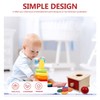 Toyvian Montessori Wooden Toys, 2 in 1 Montessori Object Permanence