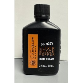 C.O. Bigelow 5 PACK lot C.O. Bigelow Barber Elixir Black Pepper Body Cream Lotion No 0255 2oz