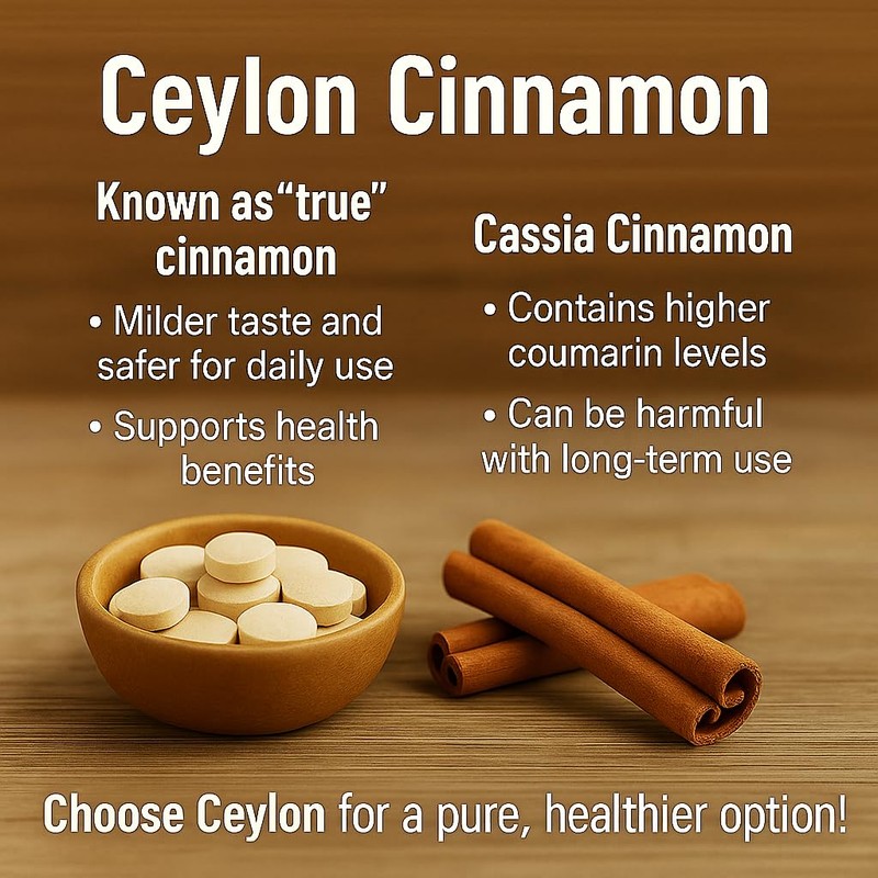 Me First Living Ceylon Cinnamon 1000mg, 100% Certified Organic Ceylon