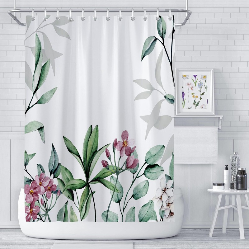 LIVETTY Shower Curtain 180x180cm Bathroom curtain For Women & Men