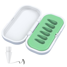 BEKKLPOU Stylus Pen Tips Storage Box, Replacement Tips Storage Box, Highly Sensitive Pencil Tips (Green)