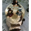 BOYDS FOLKSTONE COLLECTION - SNOWMAN WATERGLOBE - YUKON,KODIAK, & NUNUK