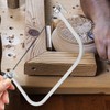 DOITOOL 5-Inch Deep Coping Saw Frame and 5 Replacement Blades