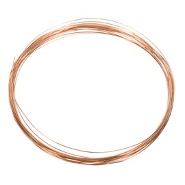 sourcing map 26 Gauge Copper Wires for Jewelry Making, 1 Roll 5m Craft Tarnish Resistant Beading Wires for Jewelry Making Supplies DIY (Rose Gold)