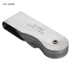 Radius Gauge, R0.3-1.5/ R1-6.5/ R7-14.5/ R15-25//R25-50/R52-100MM Stainless Steel Radius Fillet