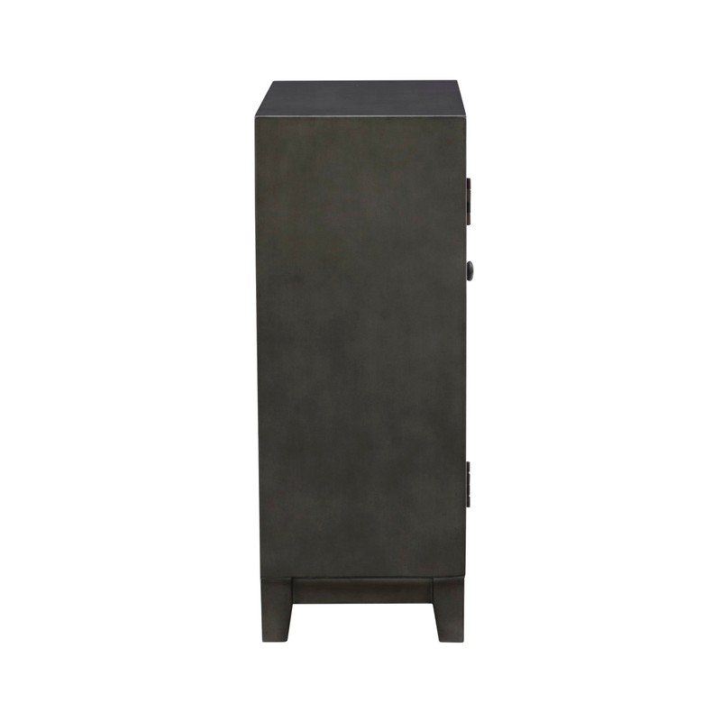 Powell Hadrik Dark Grey Accent Cabinet