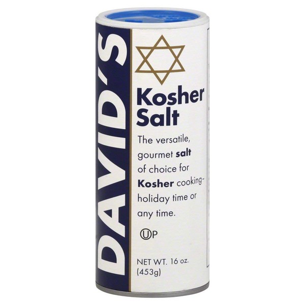 David's Kosher Salt Canister 16.0 Oz(Pack of 3)