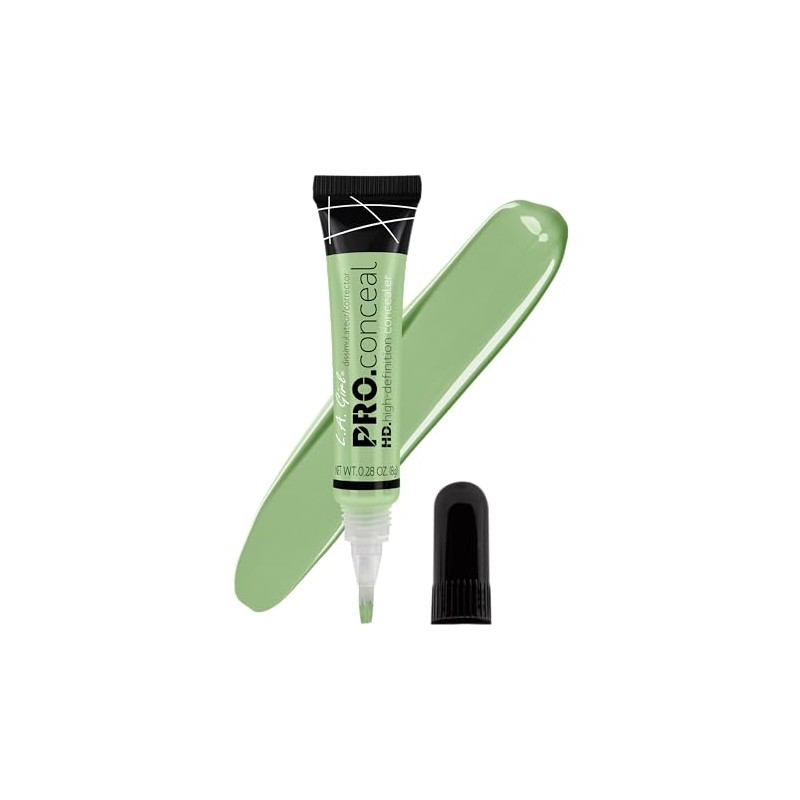 L.A. Girl - Corrector Pro Conceal HD, corrector verde, 0.28