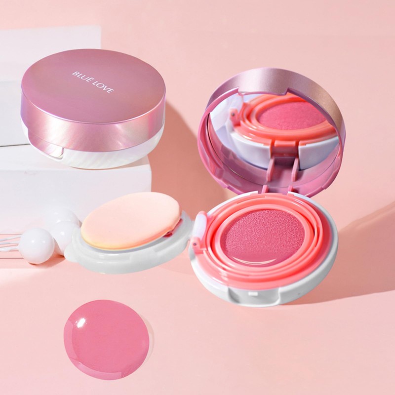 BLUE LOVE Cushion Liquid Blush - Silky Cheek Tint with