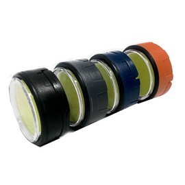 SE 150 Lumen 4 Pack Rechargeable 3-in-1 Magnetic Light - Work Light, Tent Light, Handheld Light, Assorted Colors