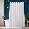 AooHome Fabric 96 inch Extra Long Shower Curtain Liner, Durable